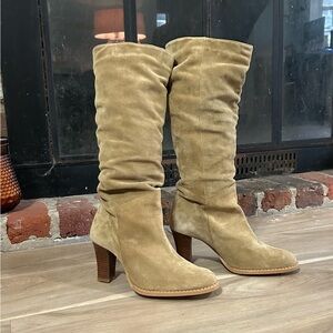 Women's Tan Heeled Boots